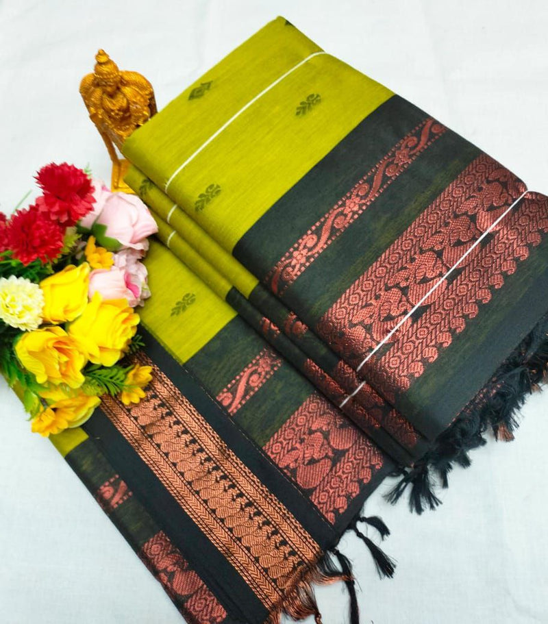 Premium Quality Kalyani cotton saree/Lata Gadwal Paithani