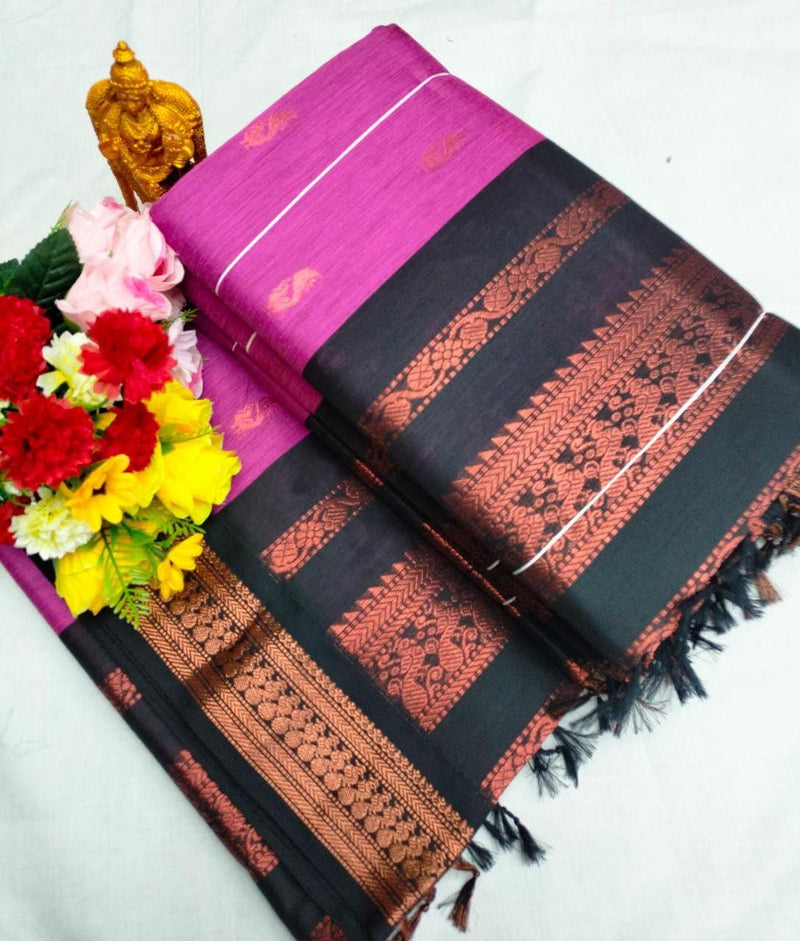 Premium Quality Kalyani cotton saree/Lata Gadwal Paithani