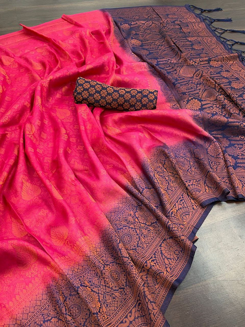 Pretty Colors Kubera Pattu Silk Saree