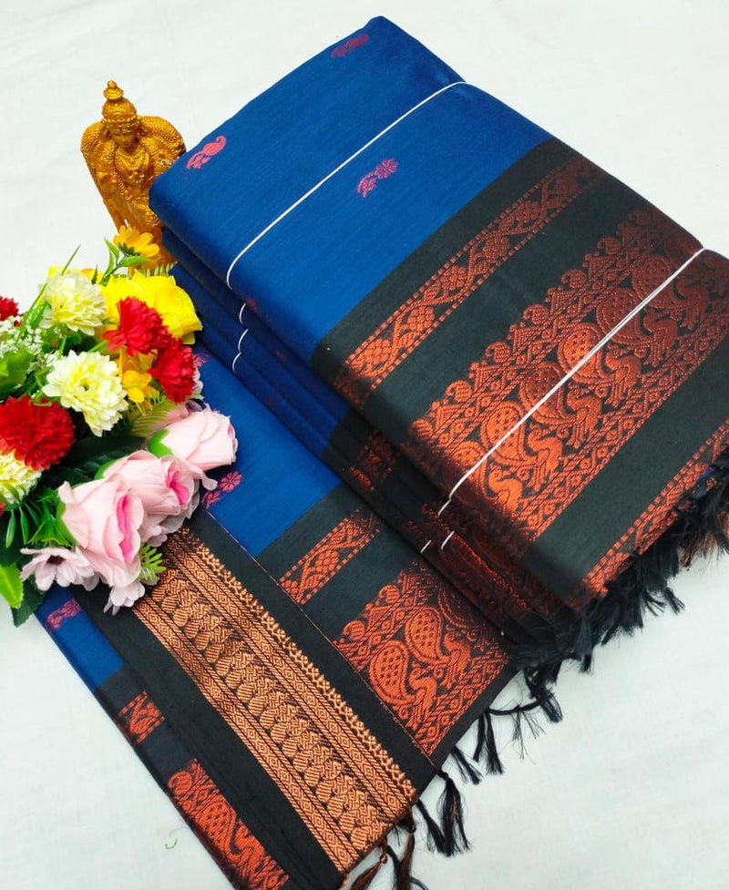 Premium Quality Kalyani cotton saree/Lata Gadwal Paithani