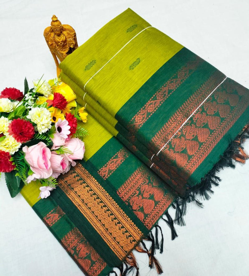 Premium Quality Kalyani cotton saree/Lata Gadwal Paithani