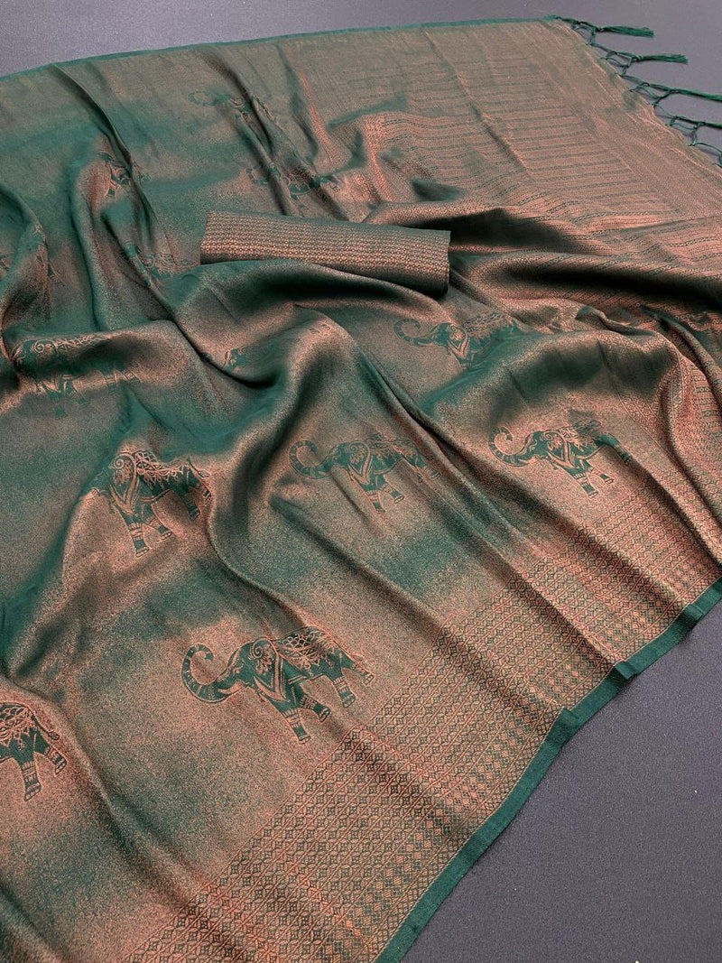 Pretty Colors Kubera Pattu Silk Saree