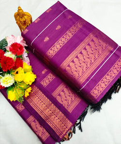 Premium Quality Kalyani cotton saree/Lata Gadwal Paithani