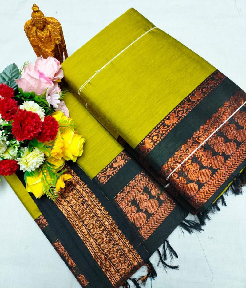 Premium Quality Kalyani cotton saree/Lata Gadwal Paithani