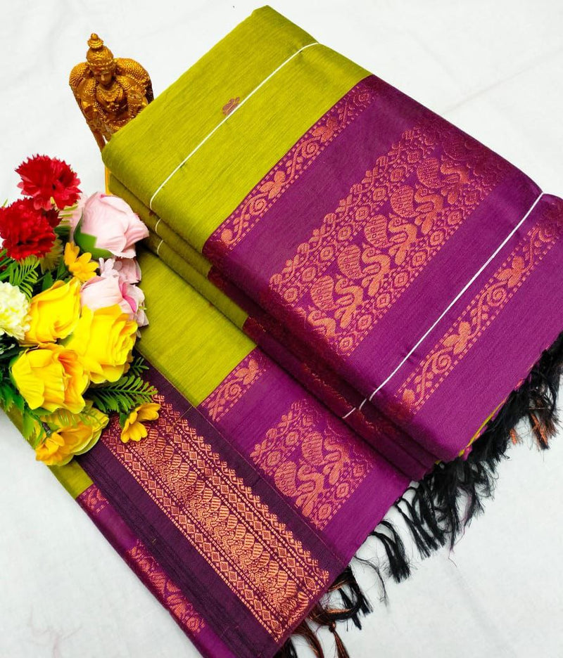 Premium Quality Kalyani cotton saree/Lata Gadwal Paithani