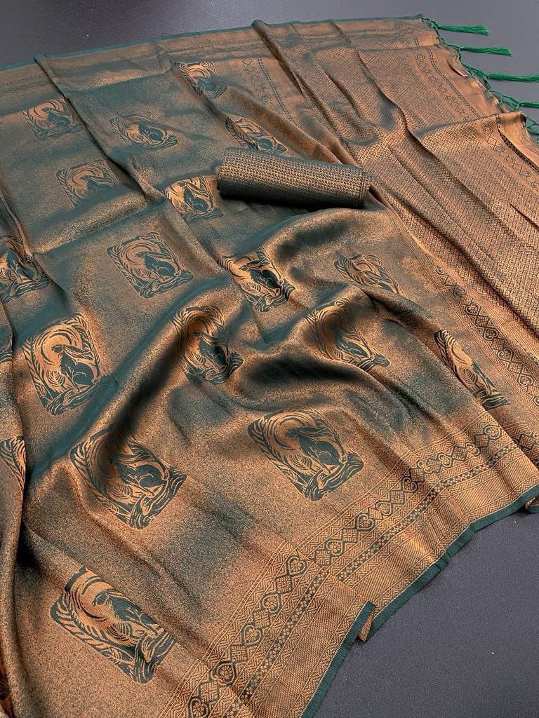 Pretty Colors Kubera Pattu Silk Saree