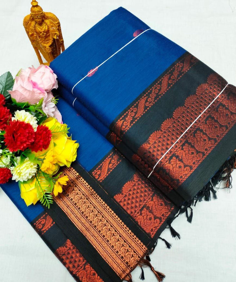 Premium Quality Kalyani cotton saree/Lata Gadwal Paithani