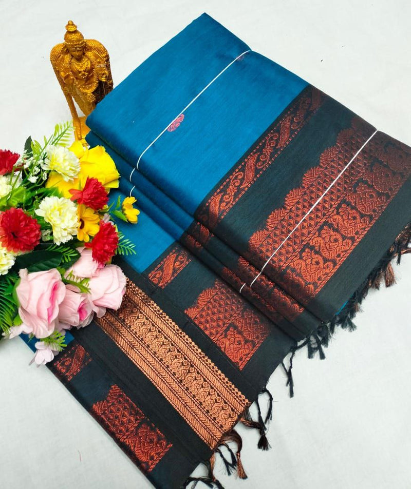 Premium Quality Kalyani cotton saree/Lata Gadwal Paithani