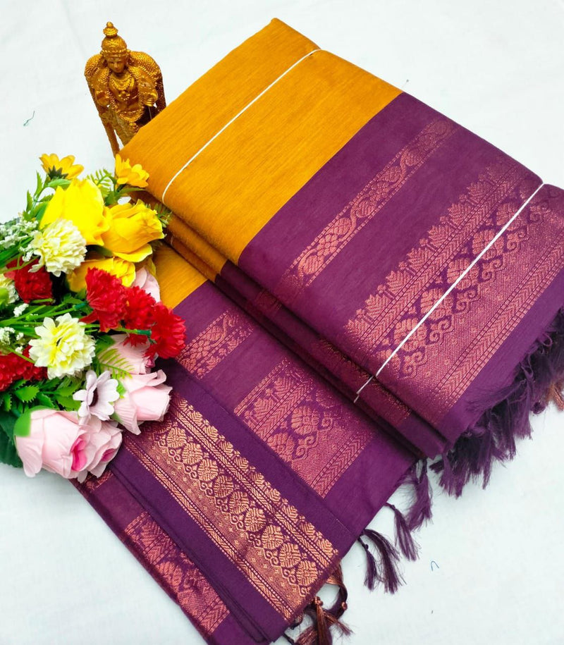 Premium Quality Kalyani cotton saree/Lata Gadwal Paithani