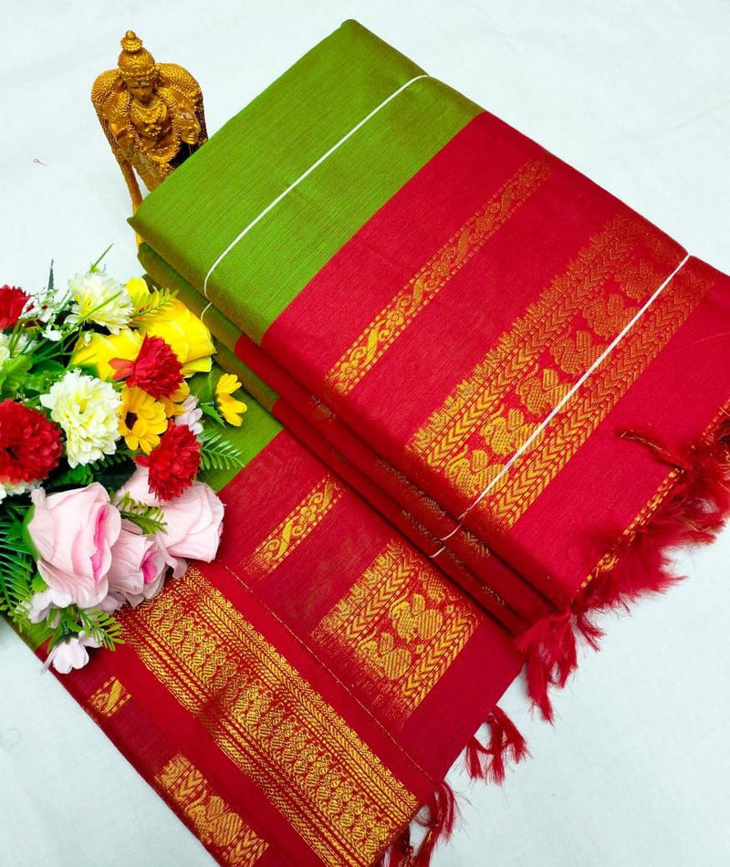 Premium Quality Kalyani cotton saree/Lata Gadwal Paithani