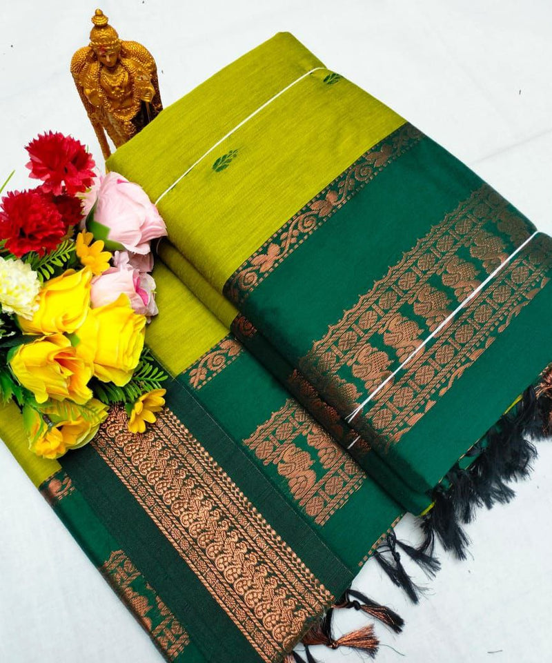 Premium Quality Kalyani cotton saree/Lata Gadwal Paithani