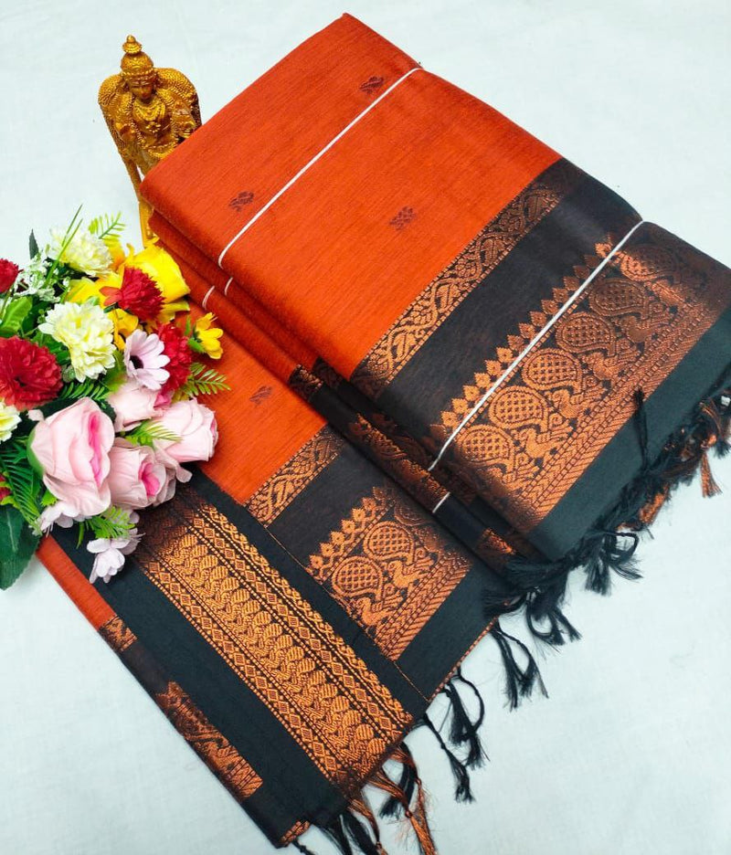 Premium Quality Kalyani cotton saree/Lata Gadwal Paithani