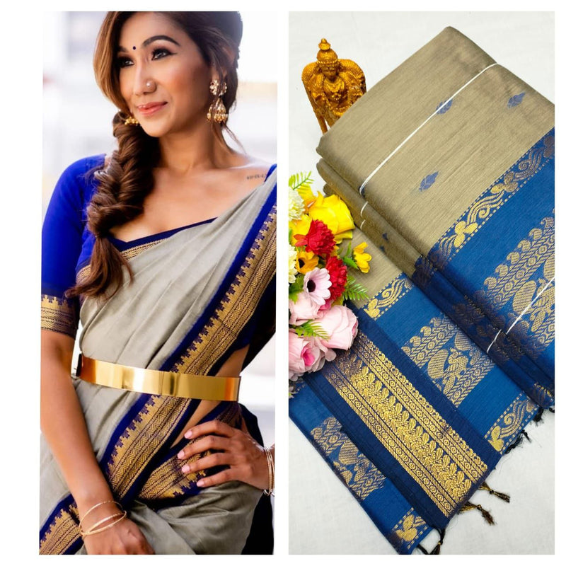 Premium Quality Kalyani cotton saree/Lata Gadwal Paithani