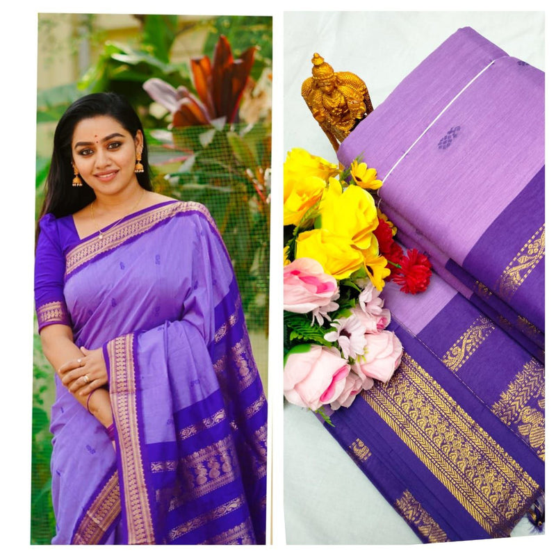 Premium Quality Kalyani cotton saree/Lata Gadwal Paithani