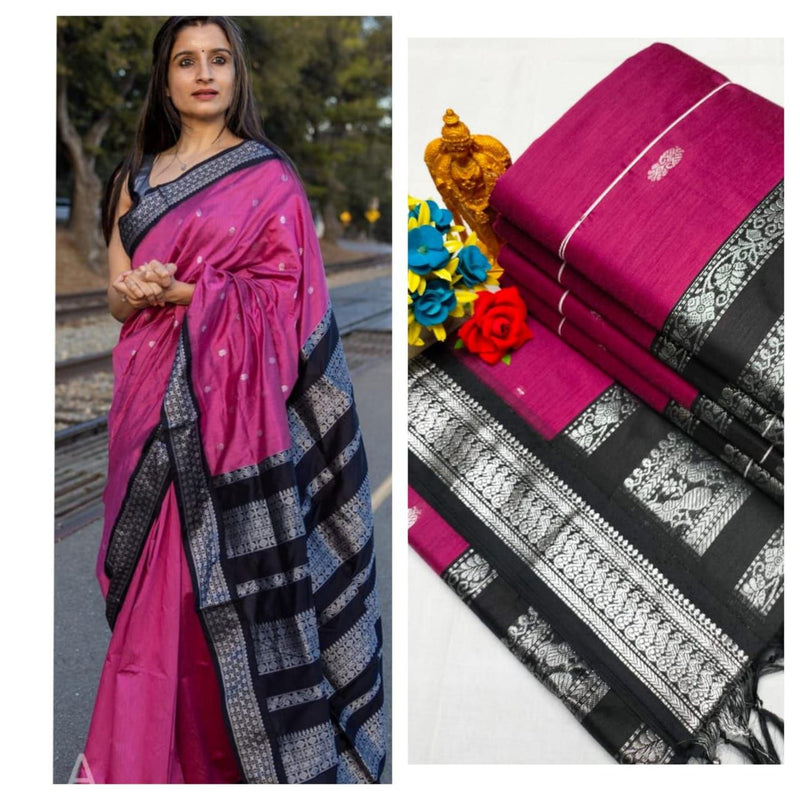 Premium Quality Kalyani cotton saree/Lata Gadwal Paithani