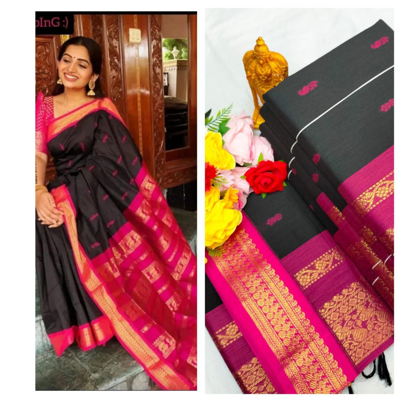 Premium Quality Kalyani cotton saree/Lata Gadwal Paithani