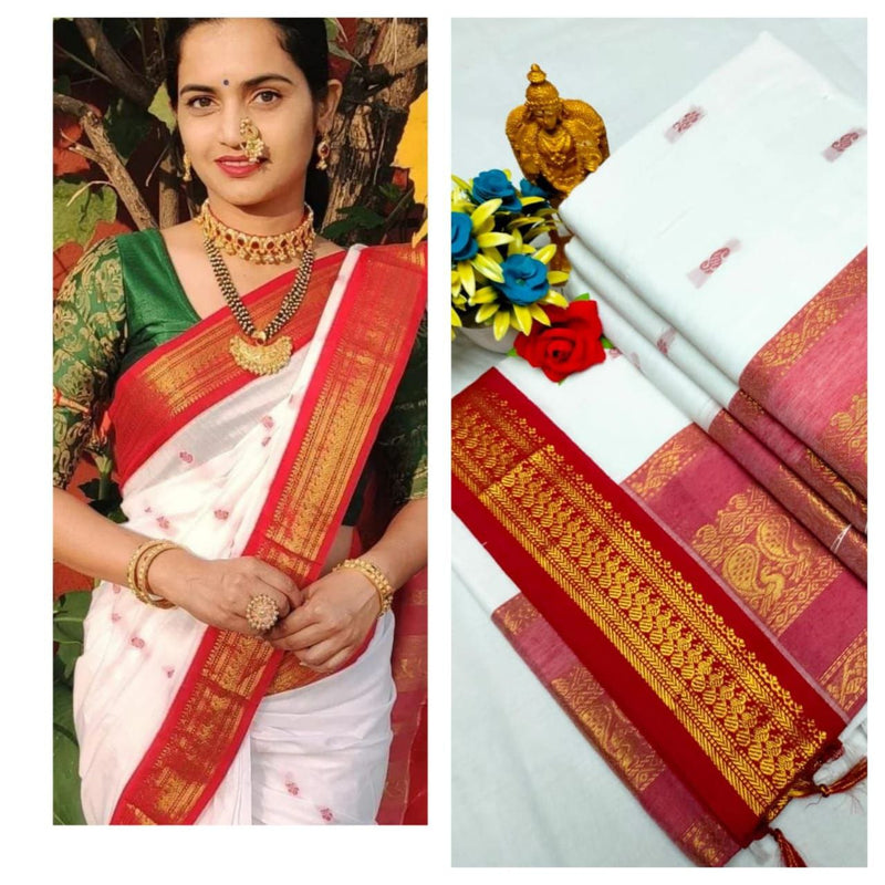 Premium Quality Kalyani cotton saree/Lata Gadwal Paithani