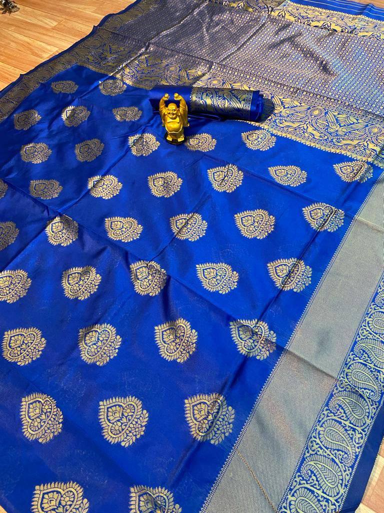 Soft lichi silk cloth Saree