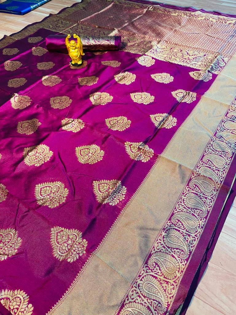 Soft lichi silk cloth Saree