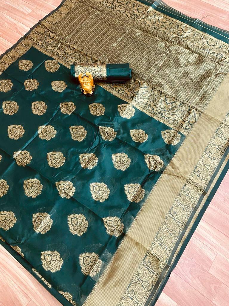 Soft lichi silk cloth Saree