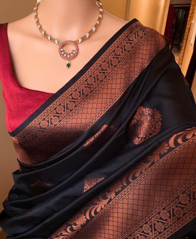 Soft lichi silk cloth saree