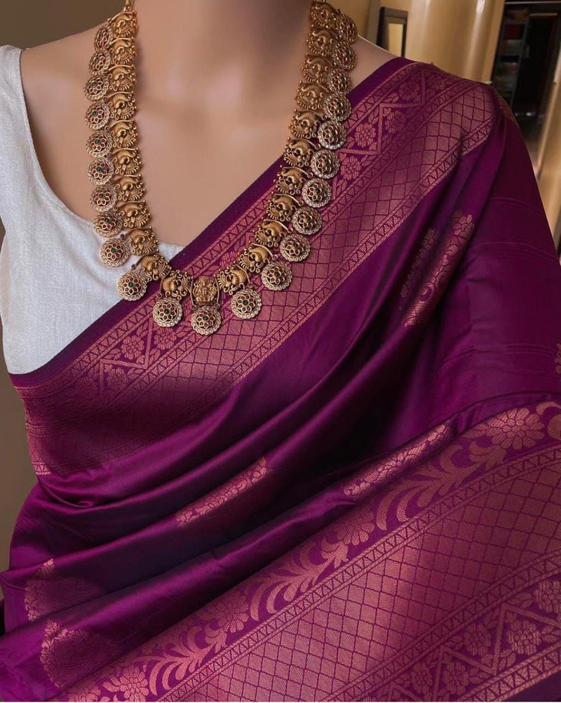 Soft lichi silk cloth saree