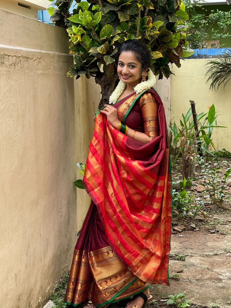 Pongal Special presenting  Narayan pet cotton saree