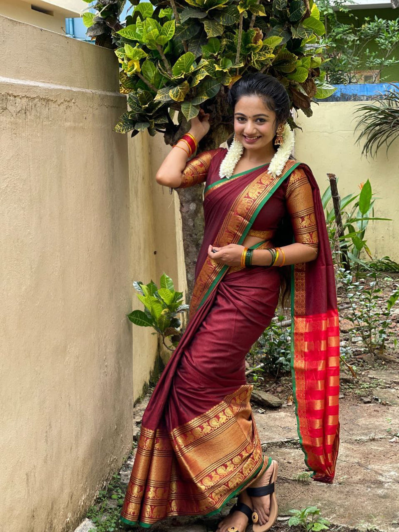 Pongal Special presenting  Narayan pet cotton saree