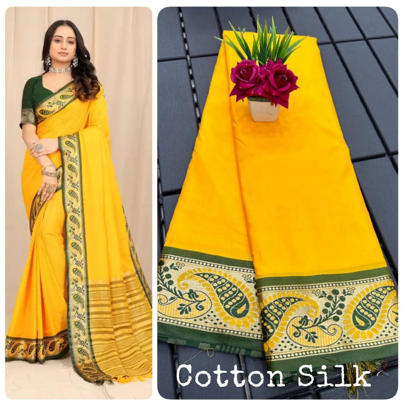 Pure Mercerized cotton silk saree