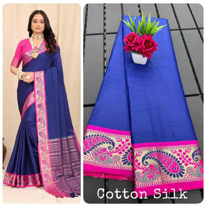 Pure Mercerized cotton silk saree