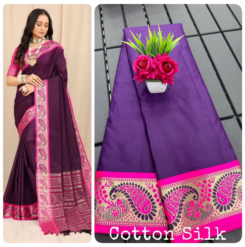 Pure Mercerized cotton silk saree