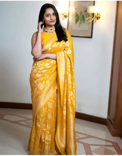 SOFT LICHI SILK Jacquard Border Saree