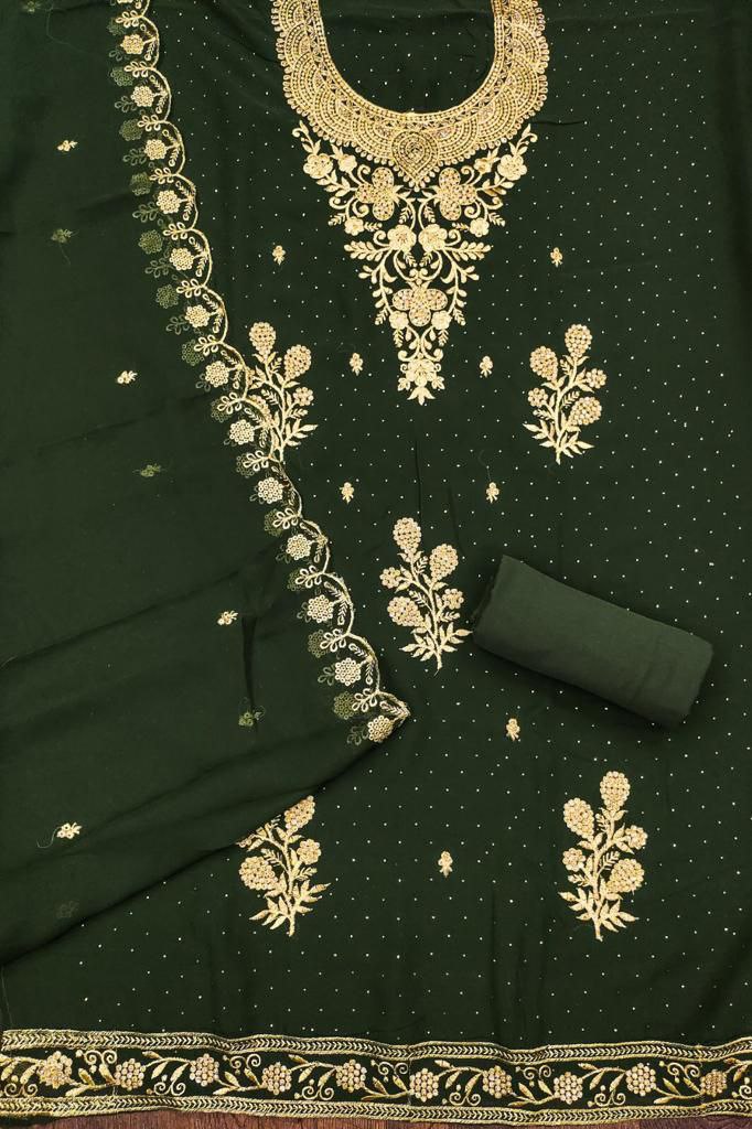 Georgette with Embroidery work Punjabi suit