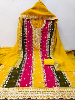 Georgette Work Punjabi Suit