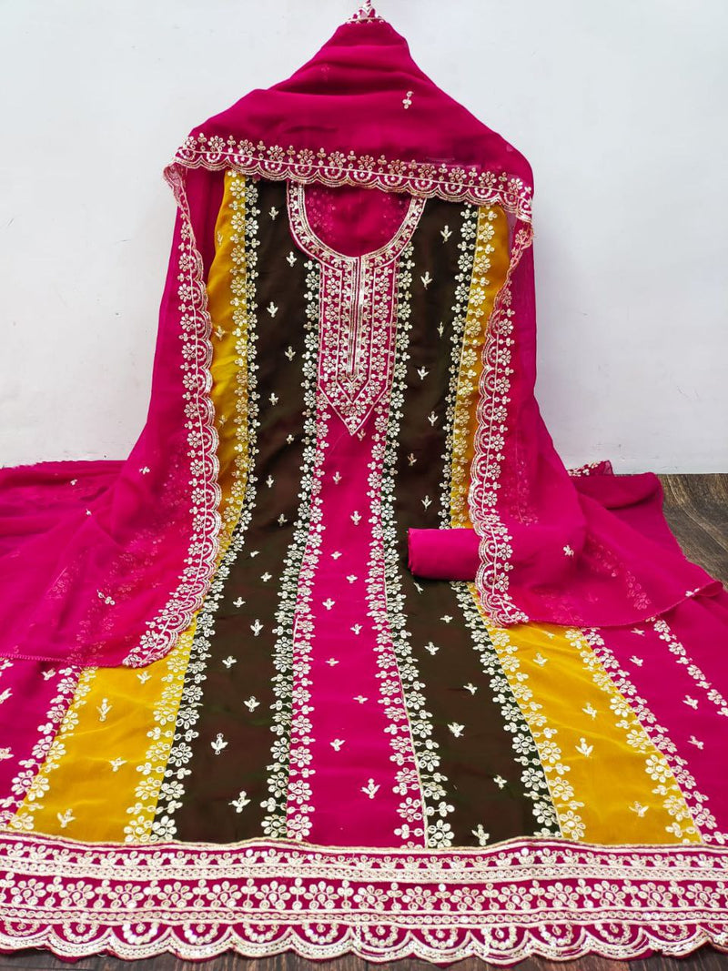 Georgette Work Punjabi Suit