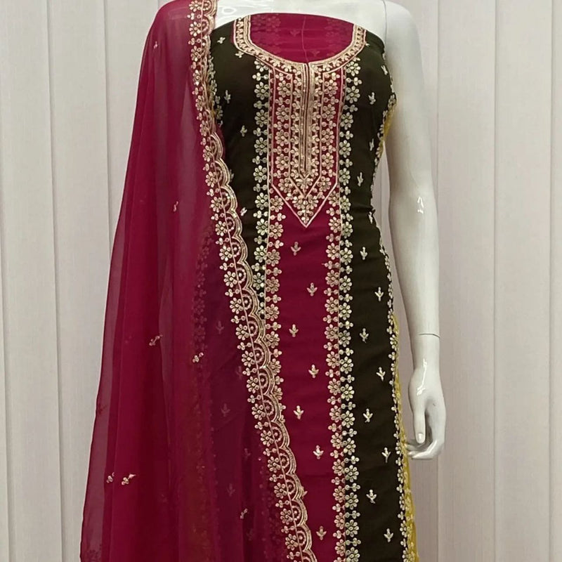 Georgette Work Punjabi Suit