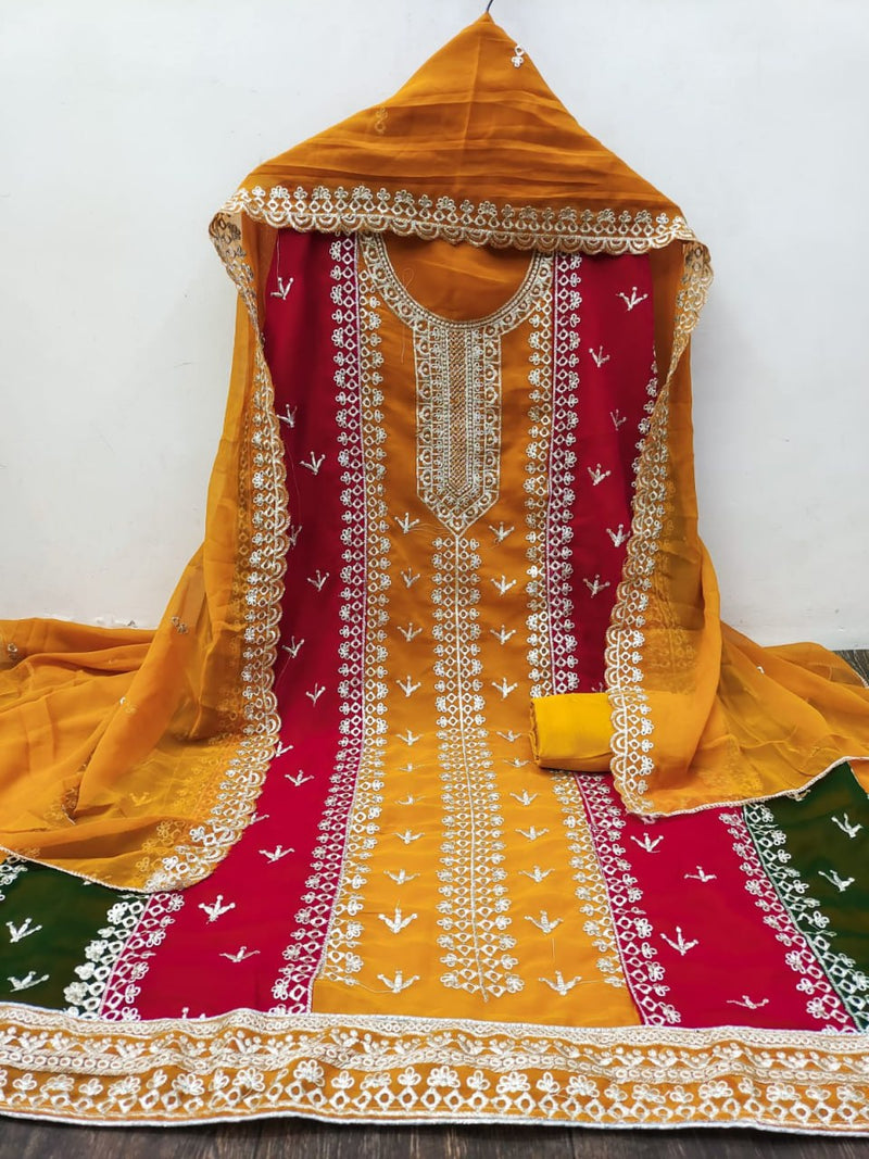 Georgette Work Punjabi Suit