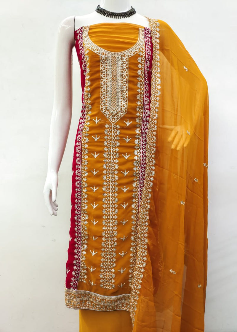 Georgette Work Punjabi Suit