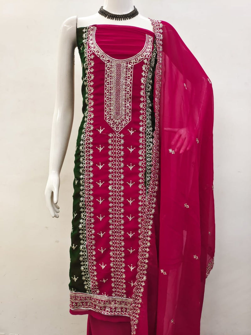 Georgette Work Punjabi Suit