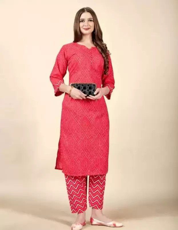 Cotton Kurta and Pant Set