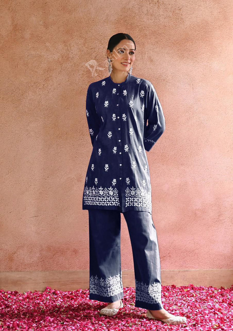 Heavy Rayon With Embroidery Work Co-ord Set