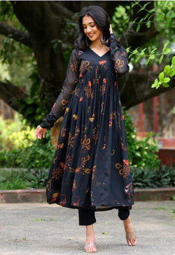 Alia Cut Kurti with pant in Plus Size Collection