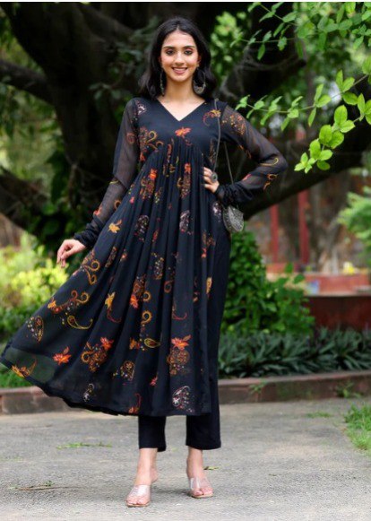 Alia Cut Kurti with pant in Plus Size Collection