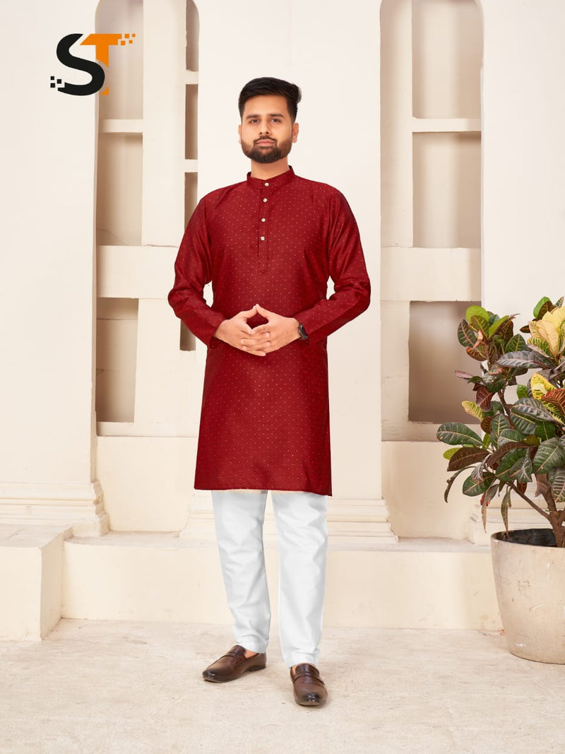 Silk Jacquard Special Kurta pajama Set