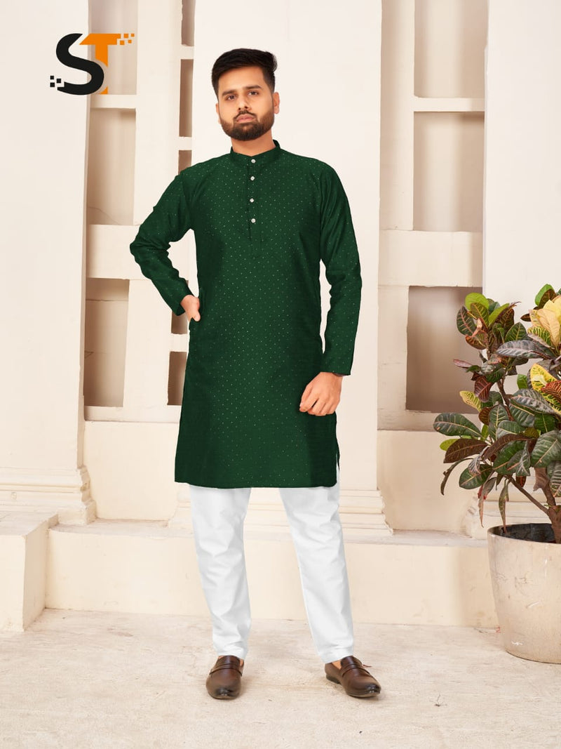 Silk Jacquard Special Kurta pajama Set