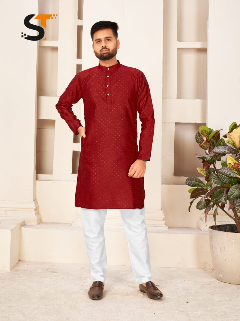 Silk Jacquard Special Kurta pajama Set