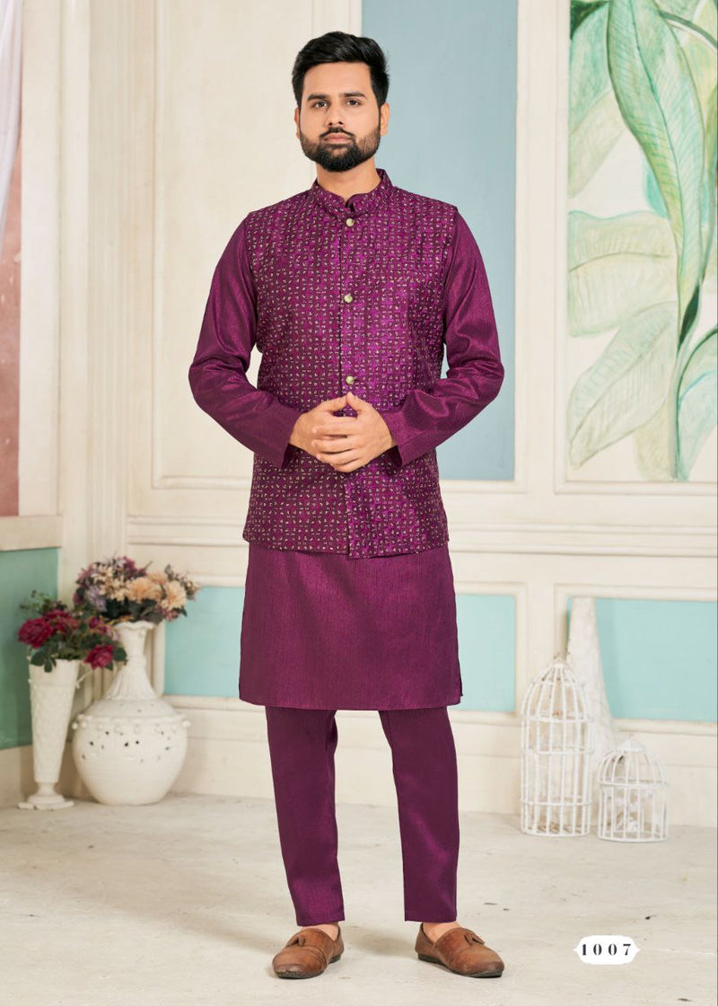 Heavy Banglori Silk Koti set Ready to Wear Kurta with pajama