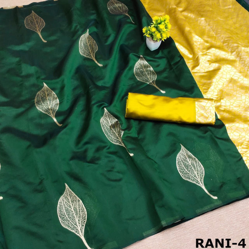 BEAUTIFUL RICH PALLU & JACQUARD WORK SOFT LICHI SILK SAREE COLLECTION BY KUALA COLLECTION