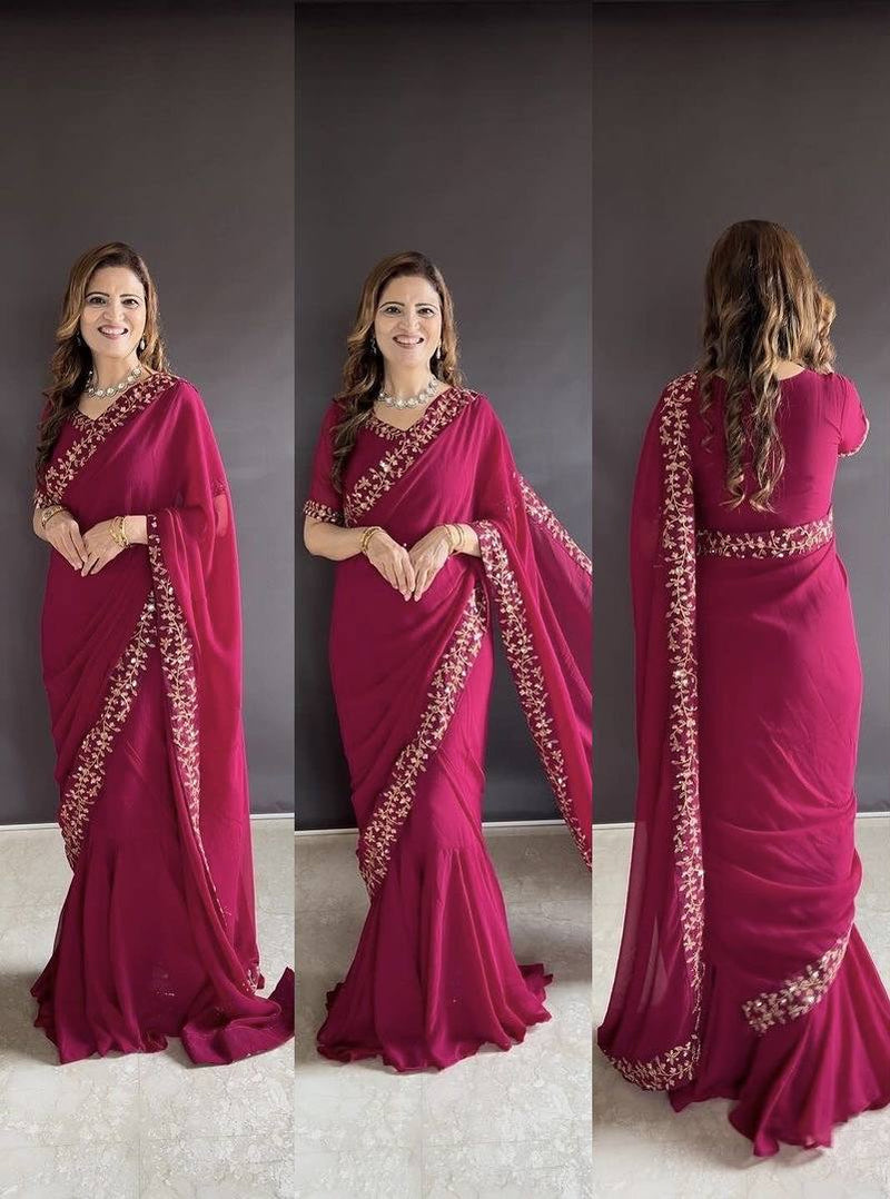 Kuala Collection Launching New Concept Saree With Gown