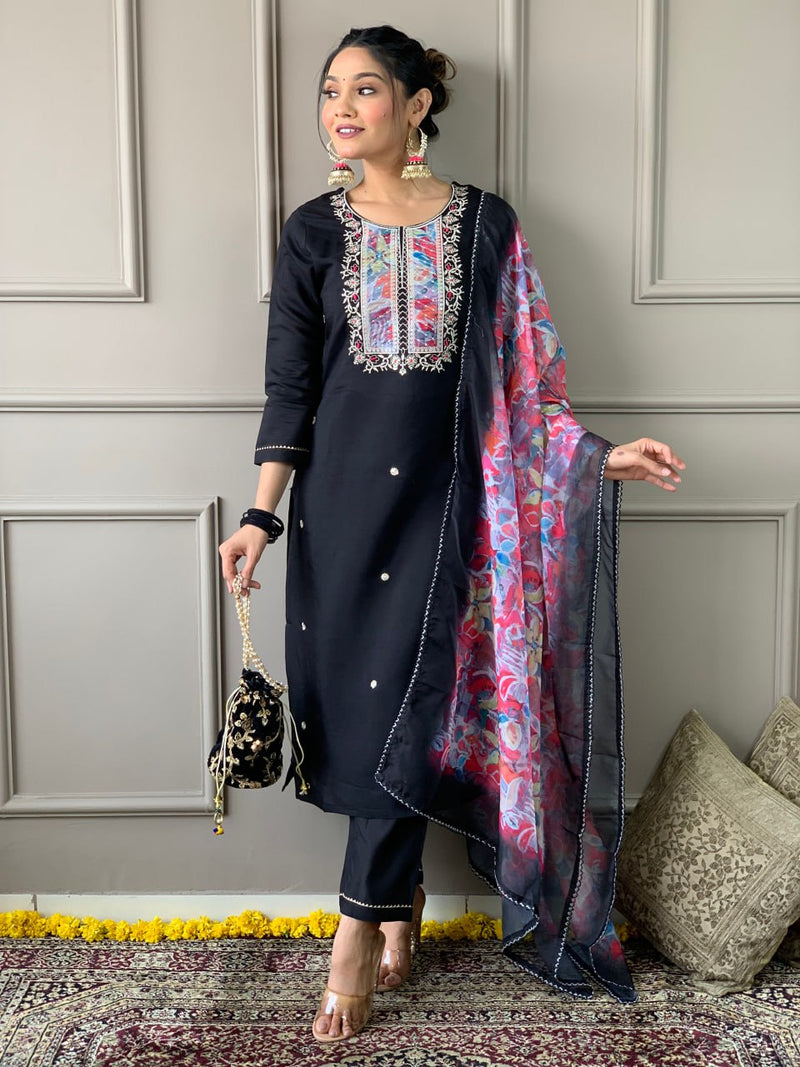 Stylish Black Kurta Set for Women